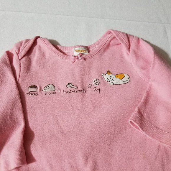 Vintage 2005 Gymboree GUC-Play My Favorite Things 6-12 month Romper ww faint sta - Picture 2 of 3